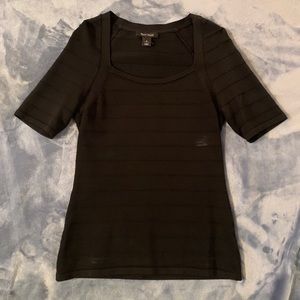 White House Black Market Dress Shirt - Black